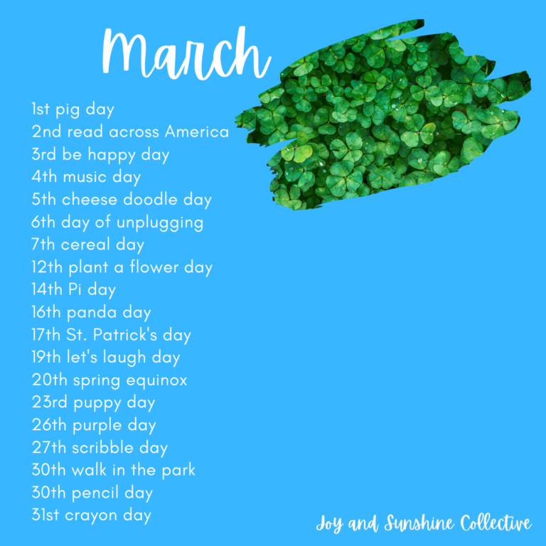 Let’s Celebrate The US National Holidays You Can Enjoy for March!