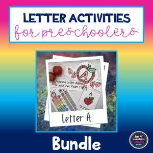 Letter activities for preschoolers bundle for Teachers pay teachers