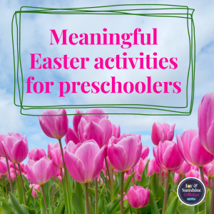 Easter activity for preschoolers