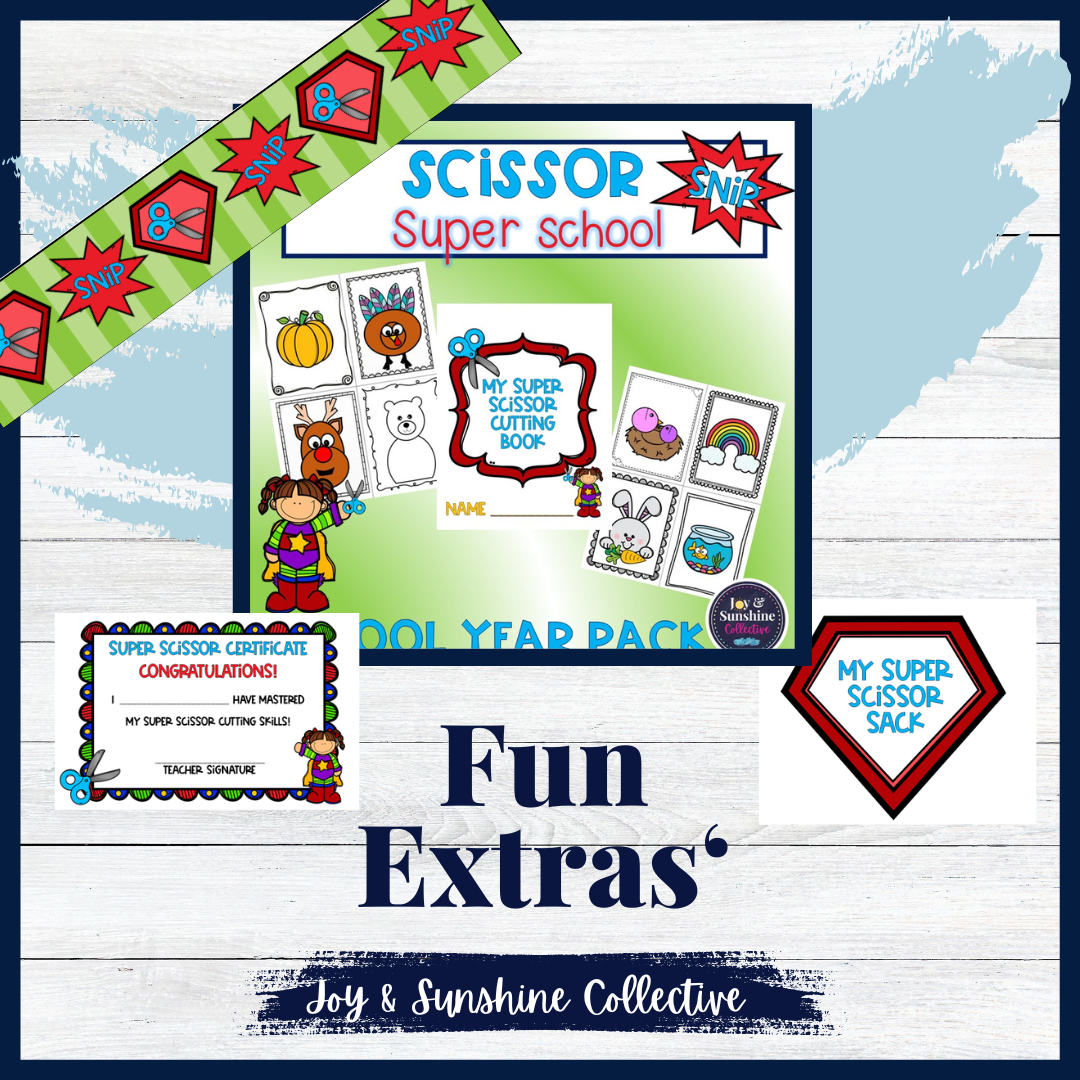 Are you looking for easy ways to teach scissor skills for preschoolers