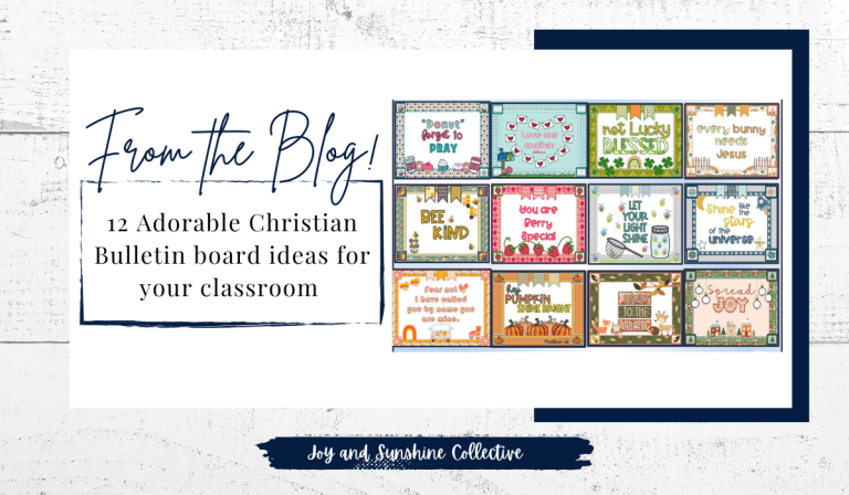 12 Adorable Christian Bulletin Board Ideas for Your Preschool Classroom
